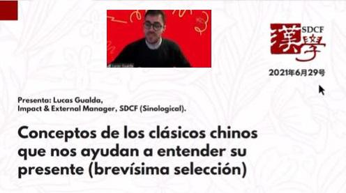 Lucas Gualda en conferencia cultura