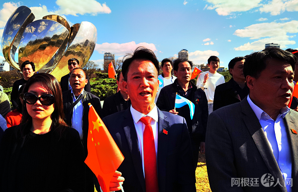 La comunidad china se reunió en Buenos Aires para “cantar a la patria”. (Foto: ArgChina.com)