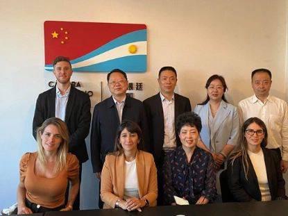 Delegación de Chengdu. (Foto: Instagram Cámara Argentino China)