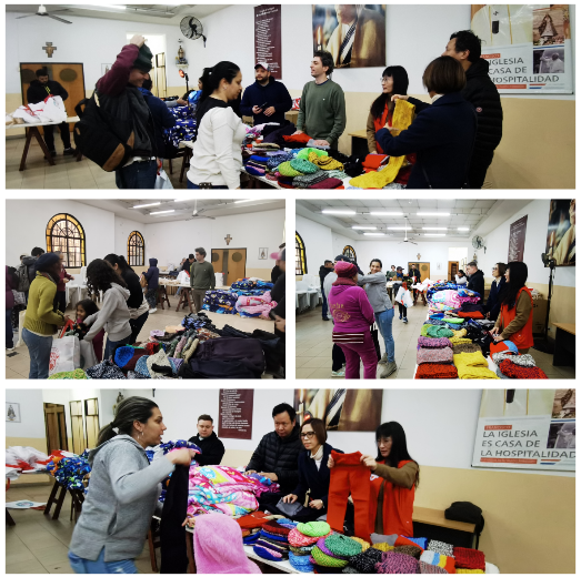 Asociaciones chinas donan ropa de invierno a la comunidad venezolana. (Foto: Argchina.com)