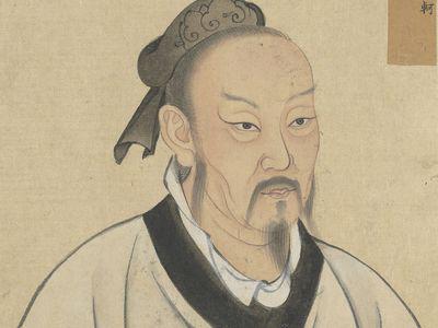 Mencius-ink-silk-color-National-Palace