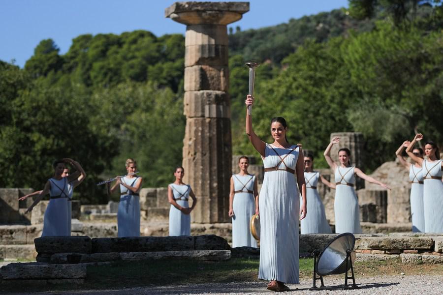 Antorcha en Grecia - Xinhua