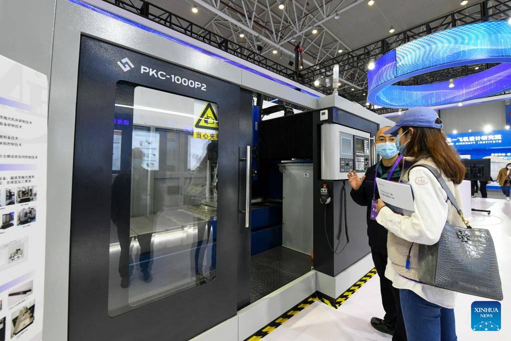 10ª Exposición Internacional de Alta Tecnología de la Ciudad de Ciencia y Tecnología de Mianyang, China. (Foto: Xinhua/Tang Wenhao)