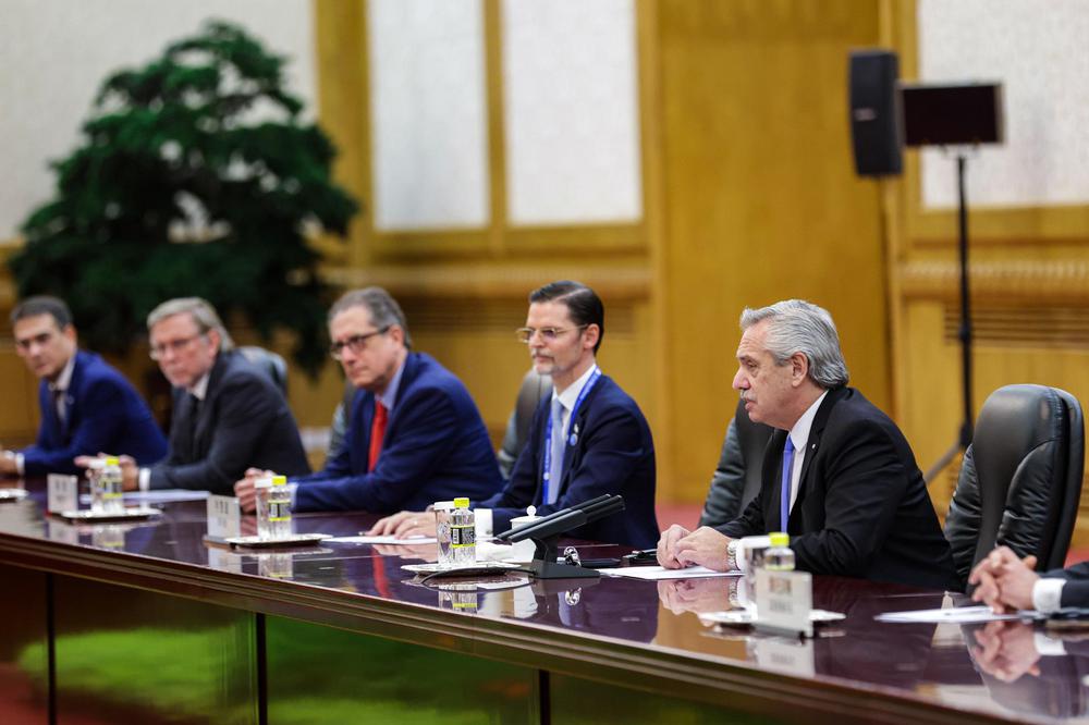 Alberto Fernández se reunió con Xi Jinping en China. (Foto: Casa Rosada)
