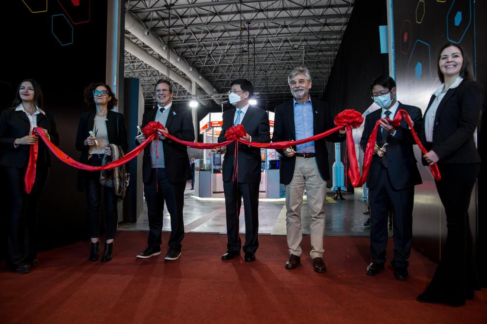 La exposición “La Franja y la Ruta” se puede visitar en Tecnópolis (Foto: Twitter/Tecnopolis)