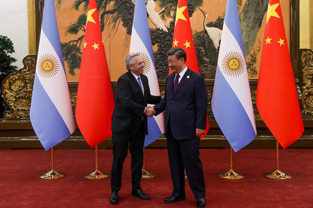 Alberto Fernández se reunió con Xi Jinping en China. (Foto: Casa Rosada)