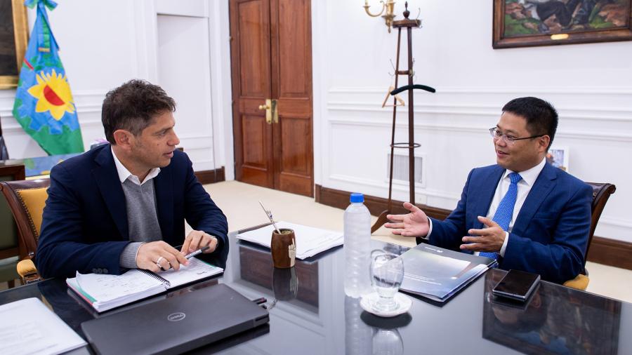 Axel Kicillof y empresarios