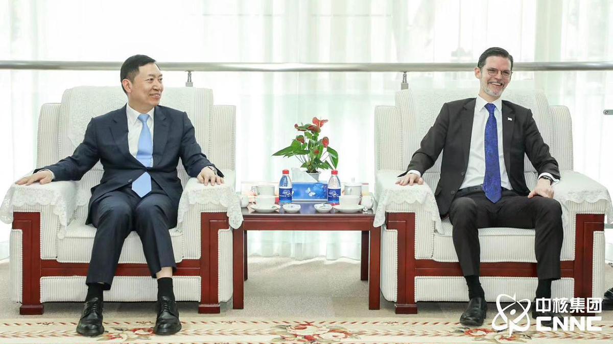 (Foto: Corporación Nacional Nuclear de China - TELAM SE 2022. Queda expresamente prohibida la utilización de este contenido sin citar la autoría de TELAM, la omisión de este requisito es violatorio del Régimen Legal de la Propiedad Intelectual, Ley 11.723. lo que habilita el reclamo de nuestros derechos por vía judicial)