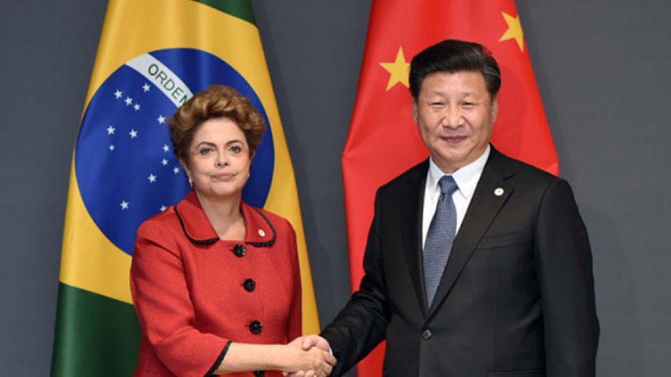 Dilma Rouseff y Xi Jinping en 2015.