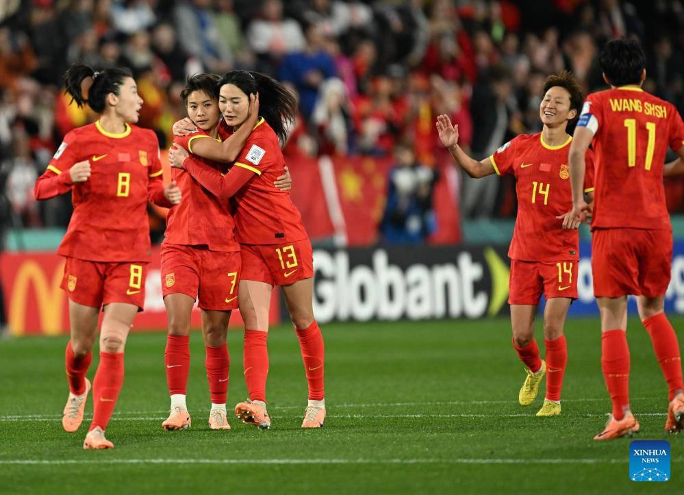 La selección de fútbol femenino de China cayó frente a Inglaterra (Foto: Xinhua)
