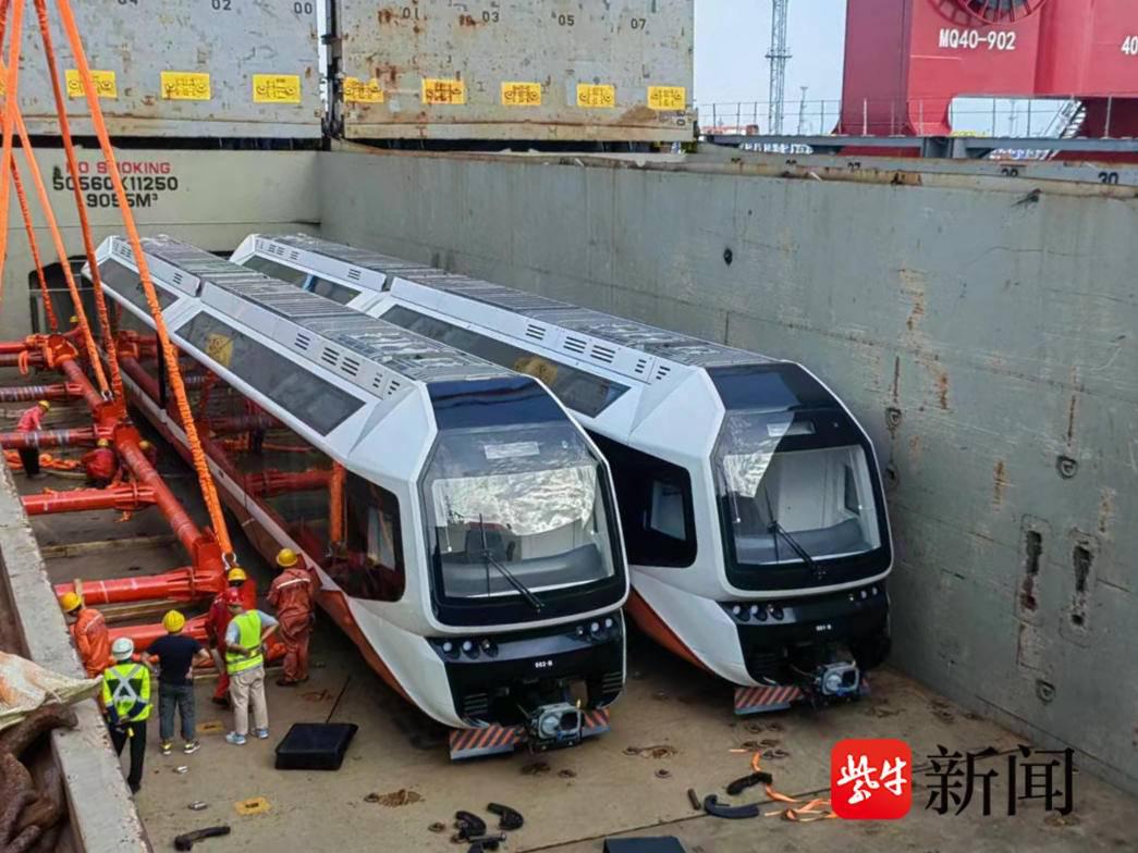 China exporta dos trenes de nueva energía a la Argentina. (Foto: China Media Group)