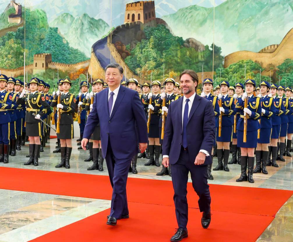 China y Uruguay elevan su relación al nivel de "asociación estratégica global". (Foto: Xinhua)