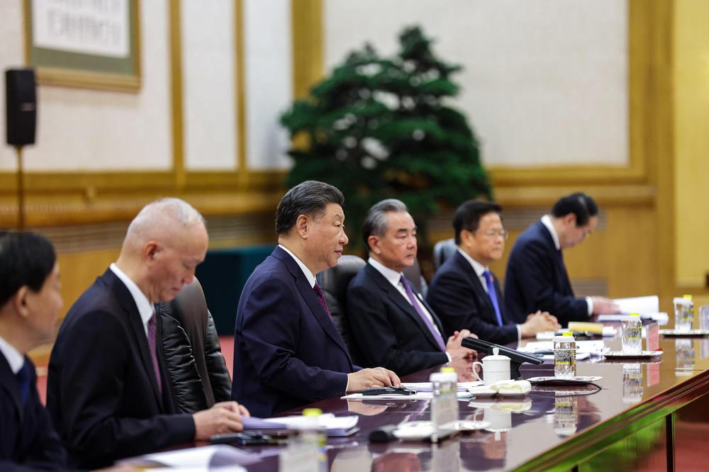 Alberto Fernández se reunió con Xi Jinping en China. (Foto: Casa Rosada)