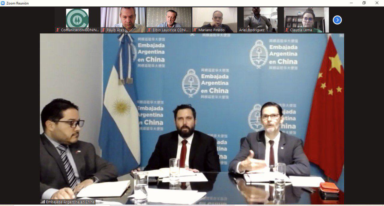 Sabino Vaca Narvaja reunido con Coninagro Foto TW