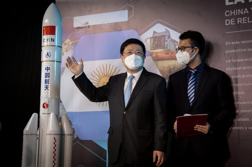 La exposición “La Franja y la Ruta” se puede visitar en Tecnópolis (Foto: Twitter/Tecnopolis)