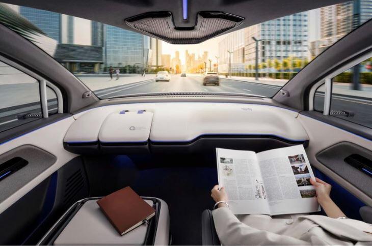 Auto sin volante de Baidu en China