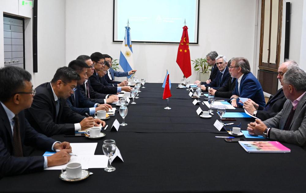Una comitiva de la provincia china de Jilin se reunió con el secretario de Agricultura. (Foto: Prensa)