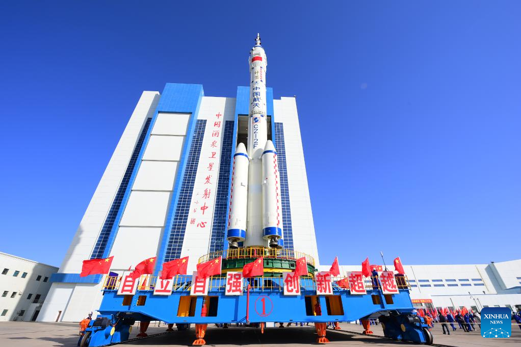 Nave espacial Shenzhou-14 (Foto: Xinhua)