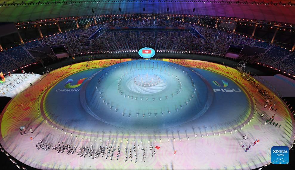 Se inauguraron los Juegos Mundiales Universitarios de Chengdu. (Foto: Xinhua)