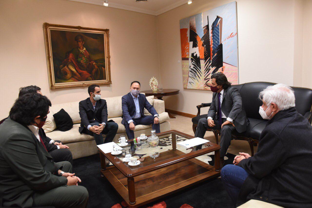 Reunion Ganfeng Lithium con gobernador Salta
