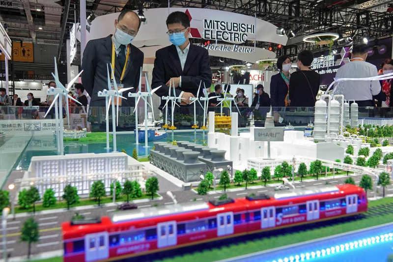 Proyectos de transición energética exhibidos por General Electric. Tang Ke - Pueblo en Línea