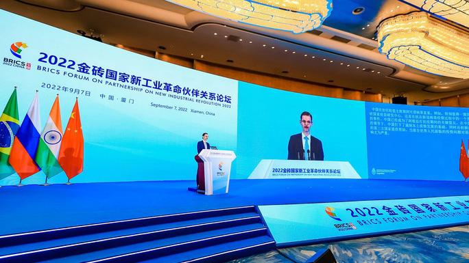 Foto de BRICS en Xiamen. (Foto:Embajada argentina en China)