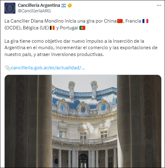 cancilleria mondino