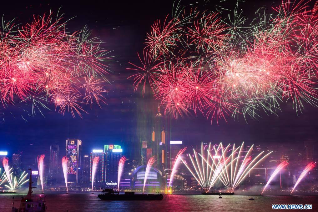 China celebró el Año Nuevo: shows de luces, fuegos artificiales y aumento de turismo interno. (Foto: Xinhua)