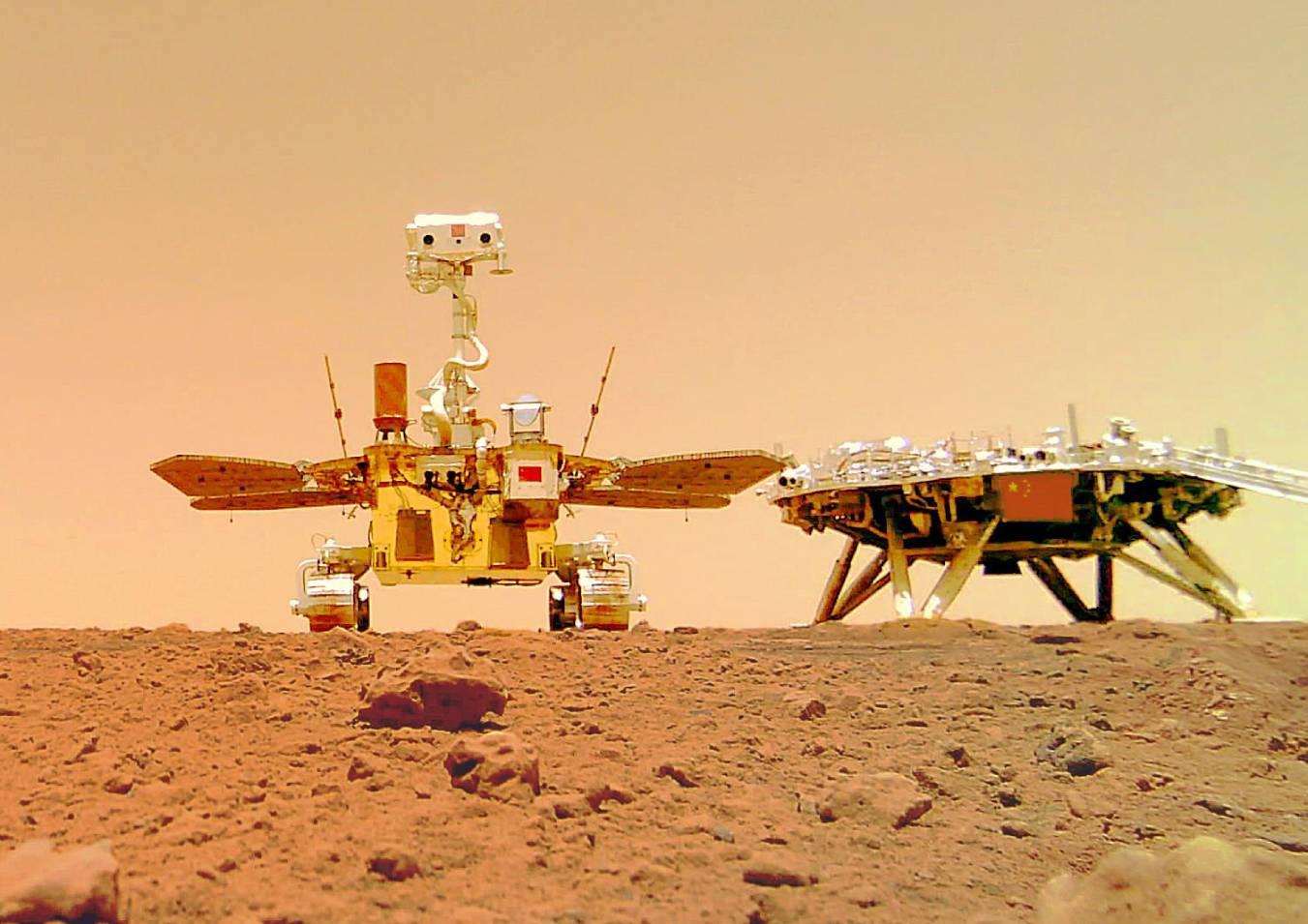 Rover Zhurong foto CNSA