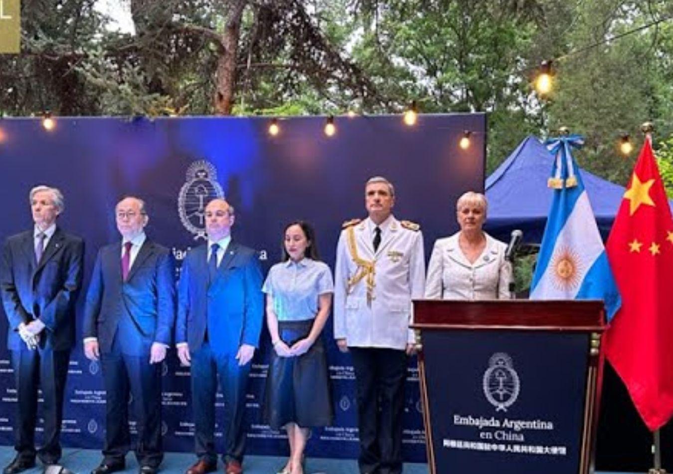 Embajada Argentina en China (Foto: CGTN)