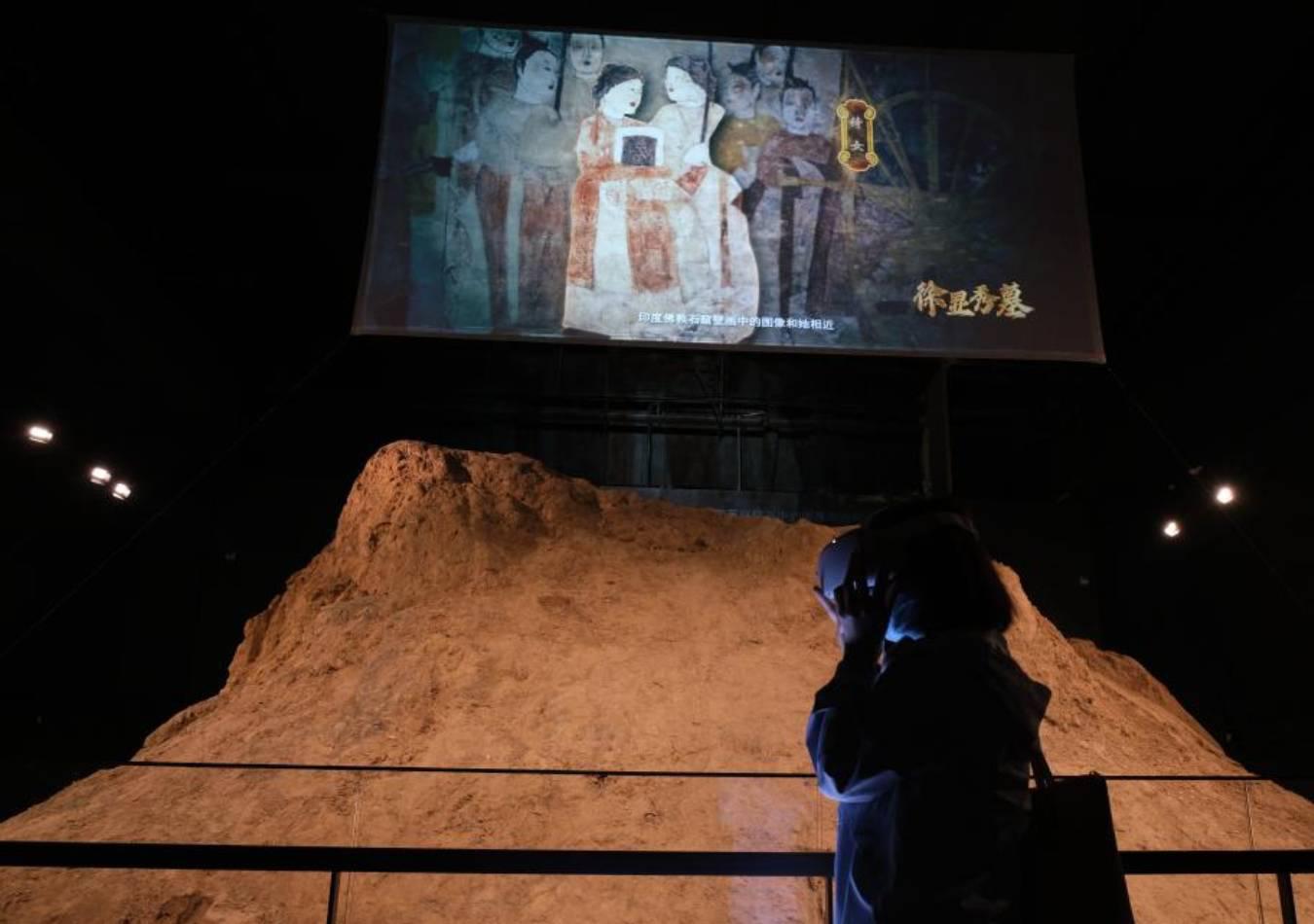 Inauguran en China un museo con murales de 1.500 años de antigüedad. (Foto: Xinhua)