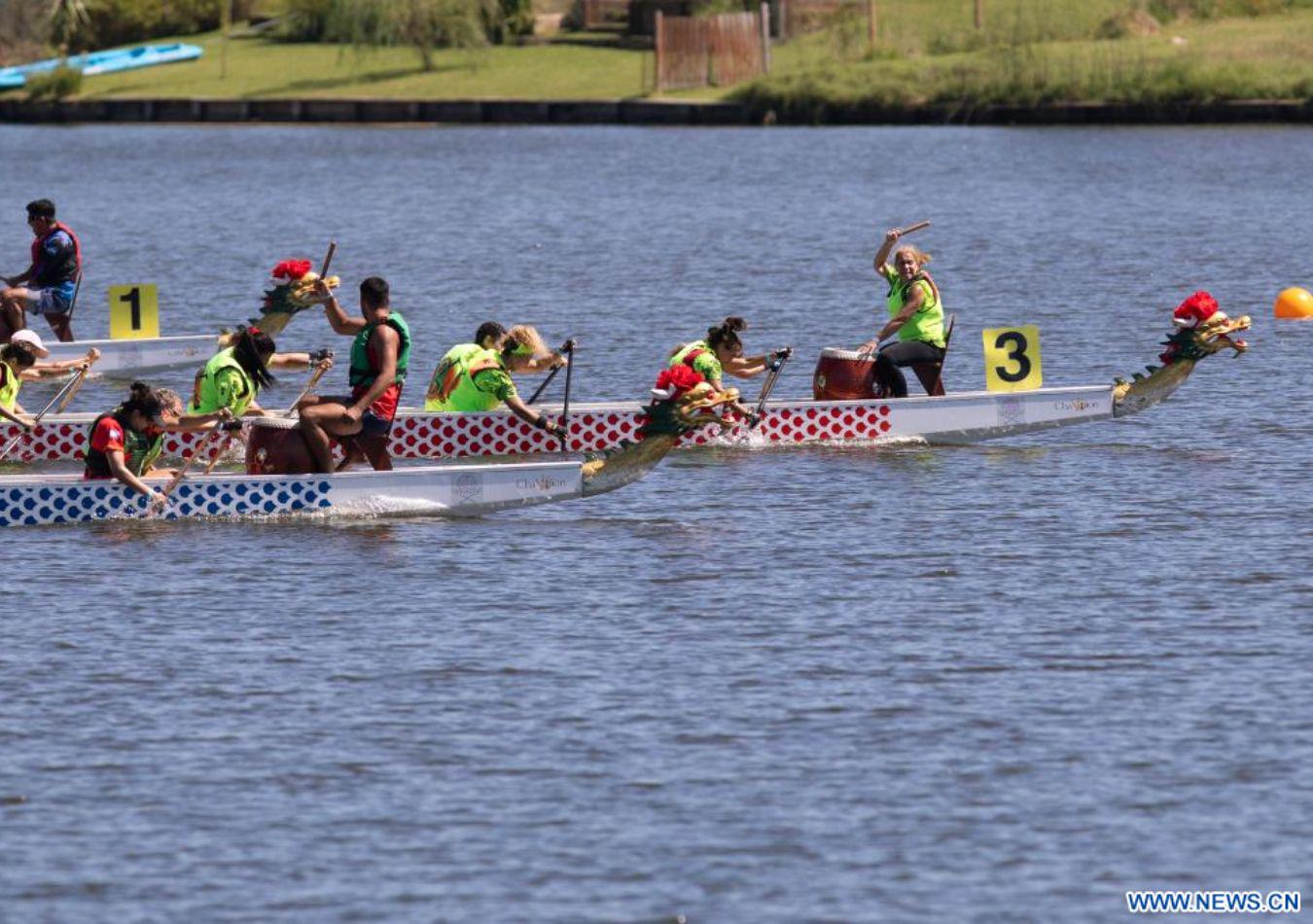 Carrera bote de dragón (Foto: Xinhua)