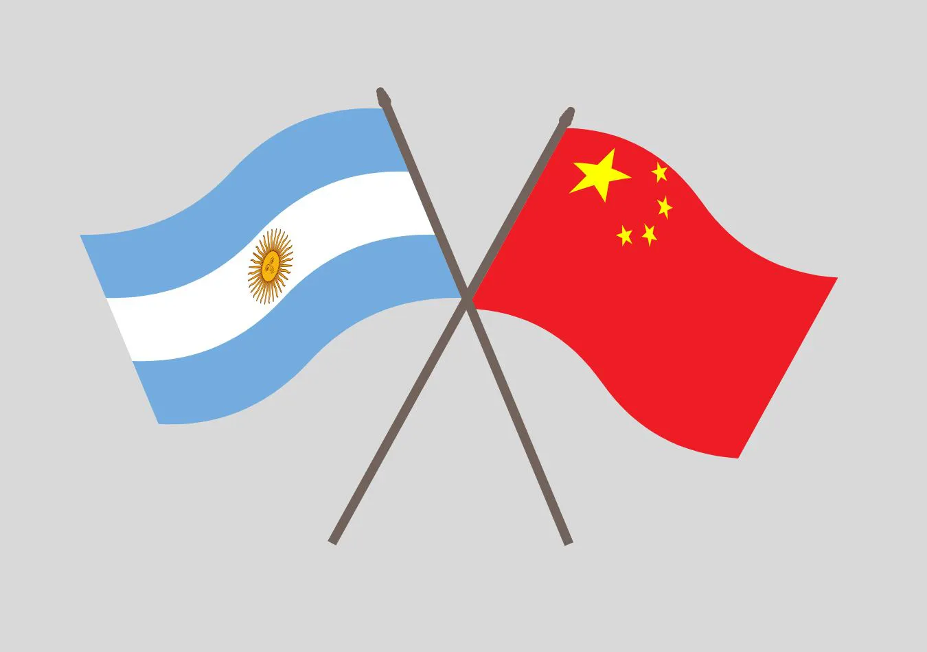 banderas china y argentina (Foto: NewsArgenchina)