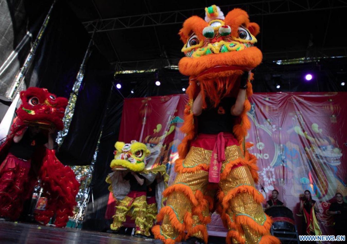 Año Nuevo Chino en Belgrano (Foto: Xinhua)