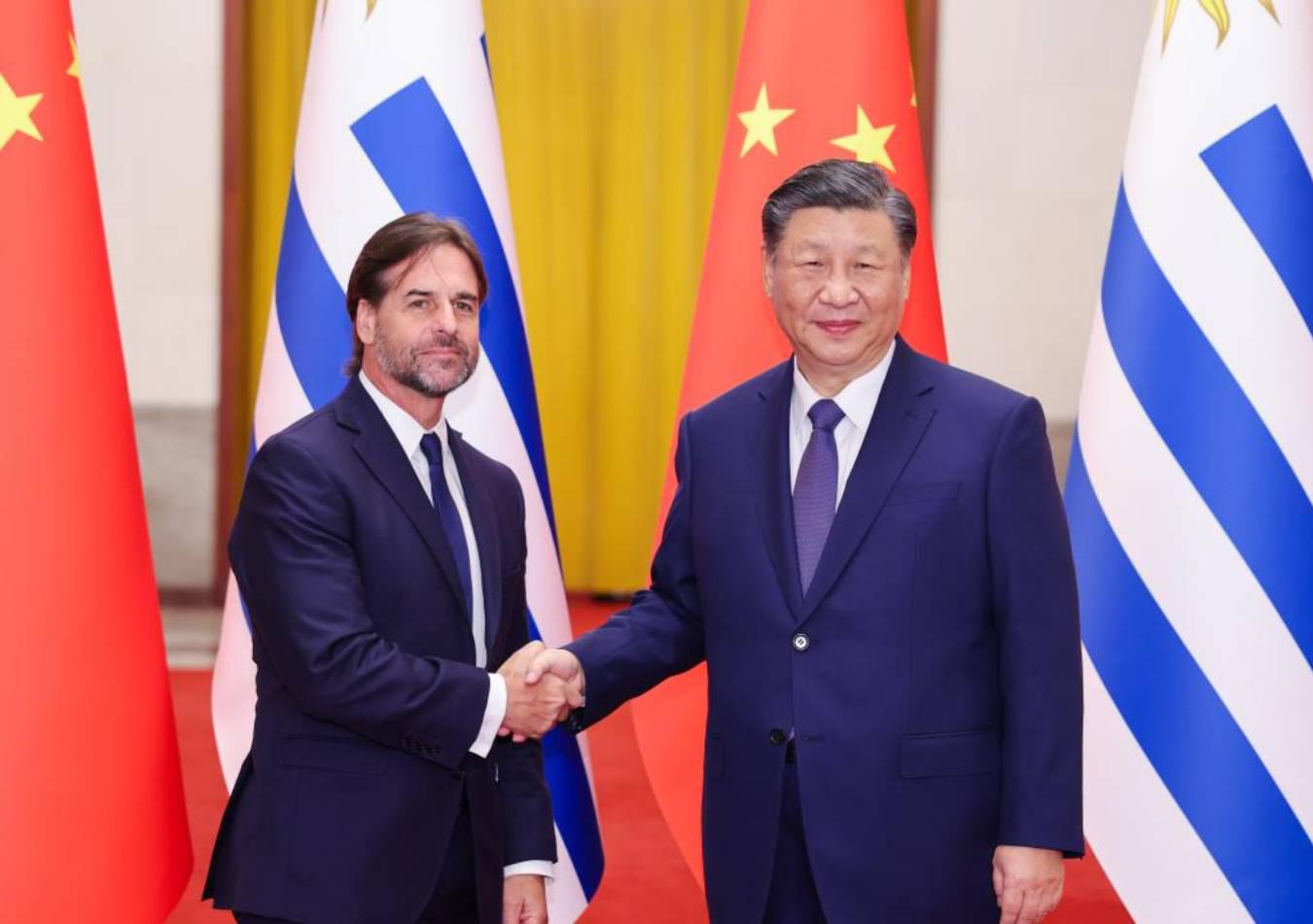 China y Uruguay elevan su relación al nivel de "asociación estratégica global". (Foto: Xinhua)