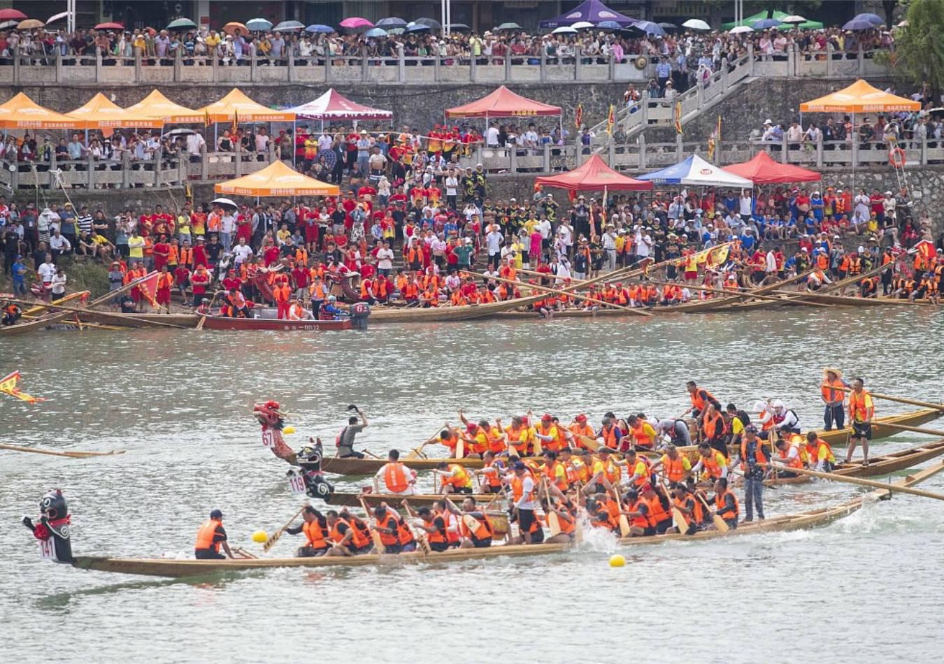 Festival del Bote de Dragón 2023. (Foto: CGTN)