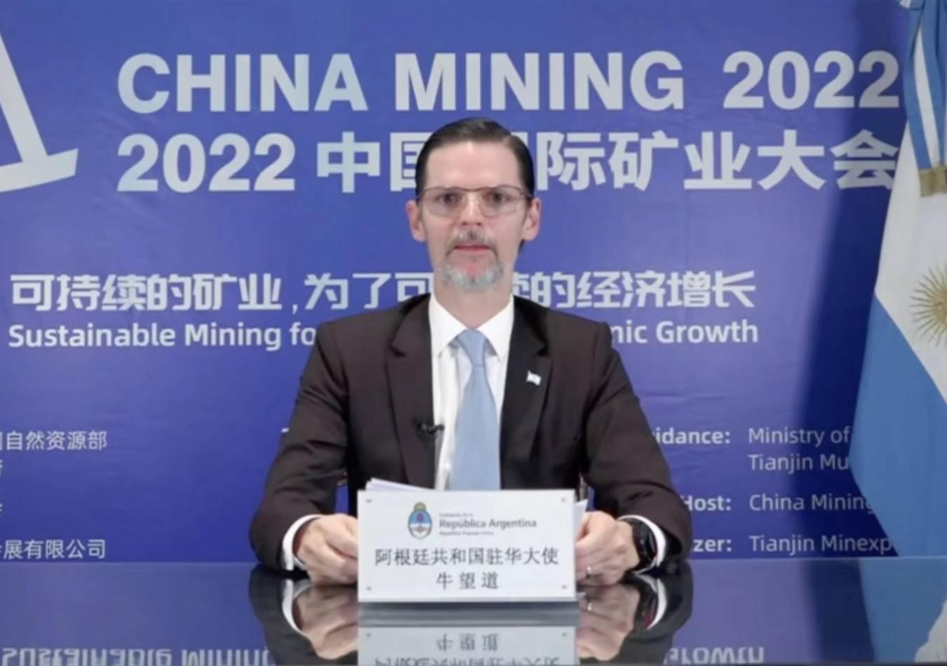 Sabino Vaca Narvaja en China Mining (Foto: Prensa Embajada)