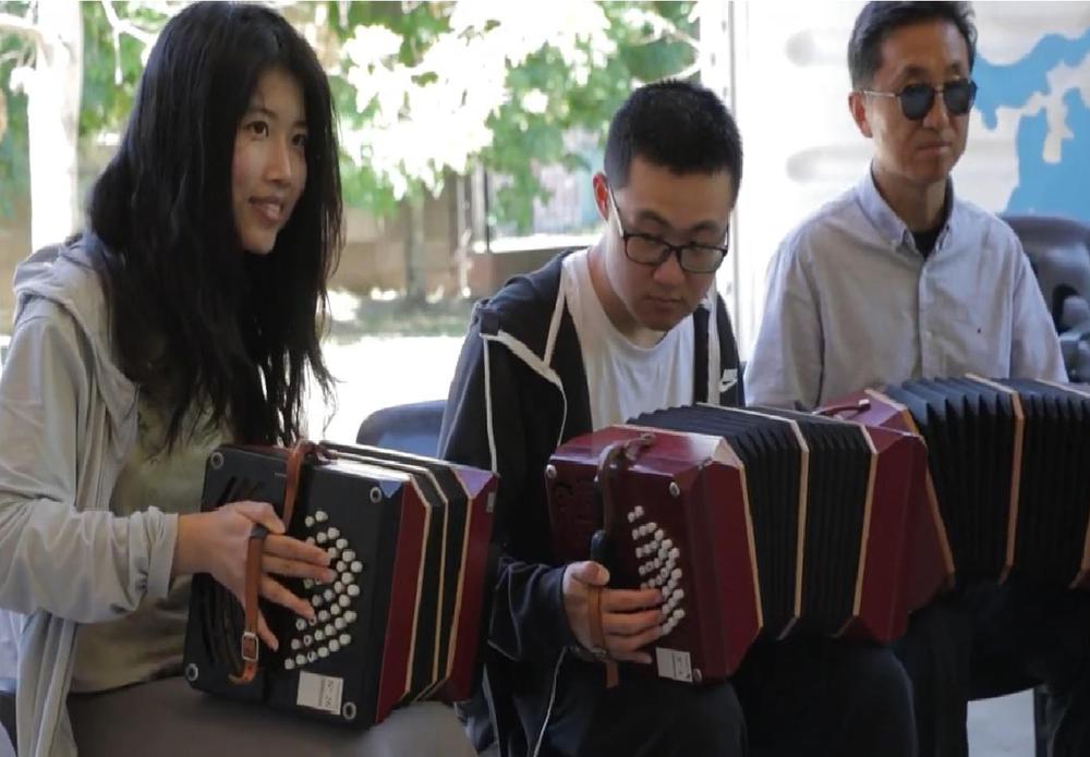 Estudiantes de la Universidad Tsinghua de Beijing visitaron la UNLa (Foto: Vídeo UNLa)