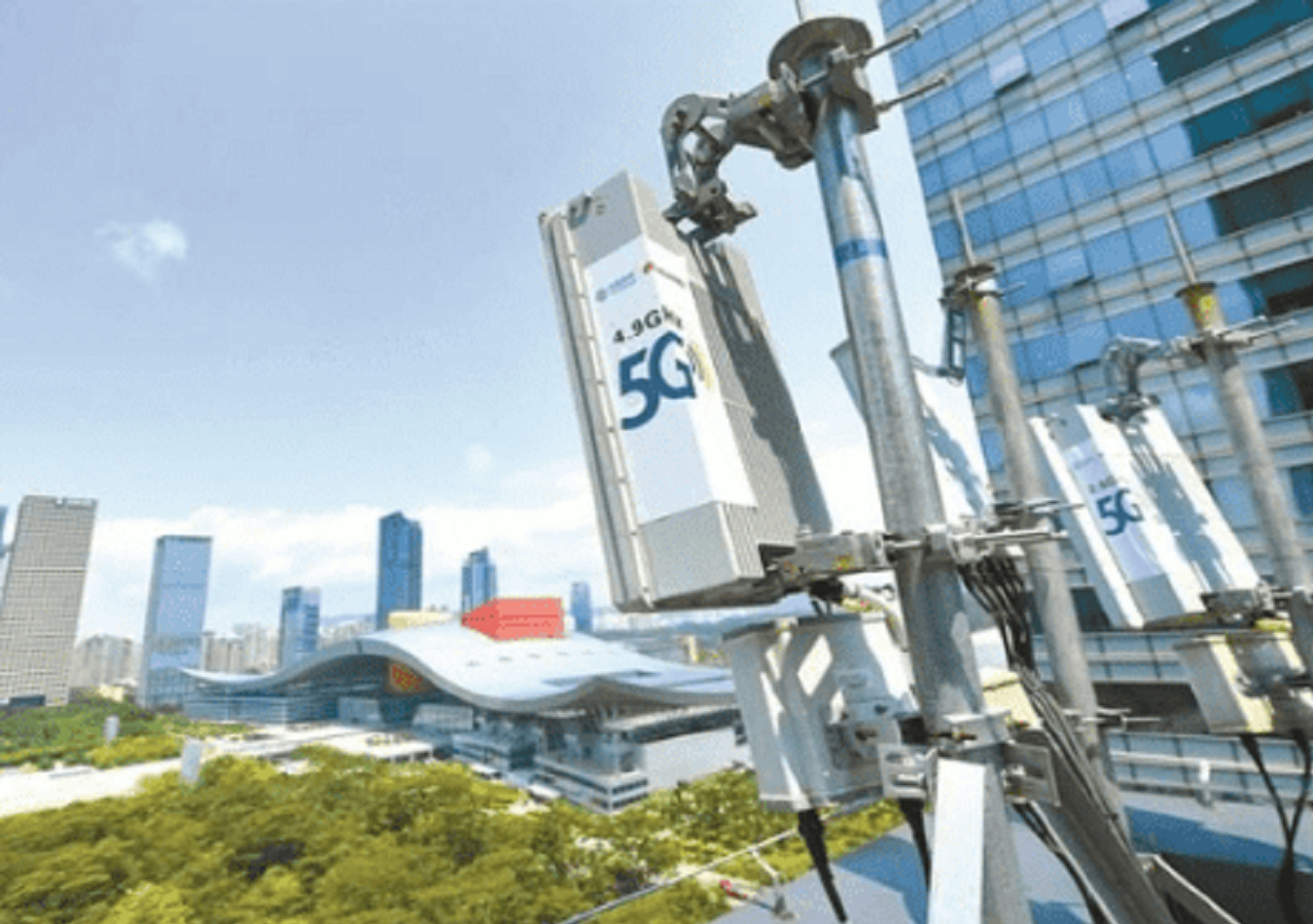 Torre 5G en Shenzhen - Foto Twitter China2ASEAN