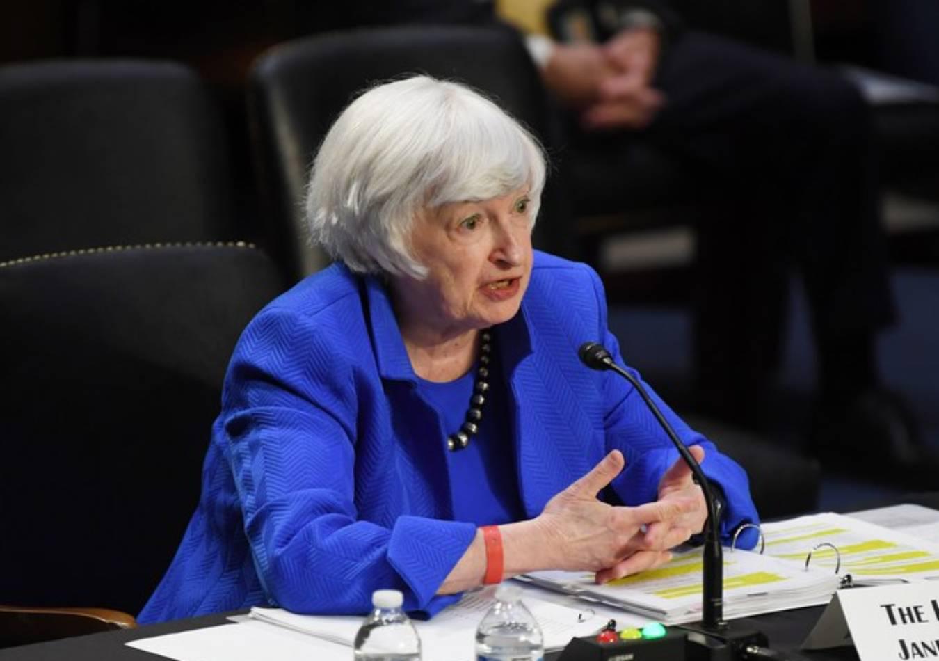 Janet Yellen, secretaria del Tesoro de EEUU. (Foto: Xinhua)