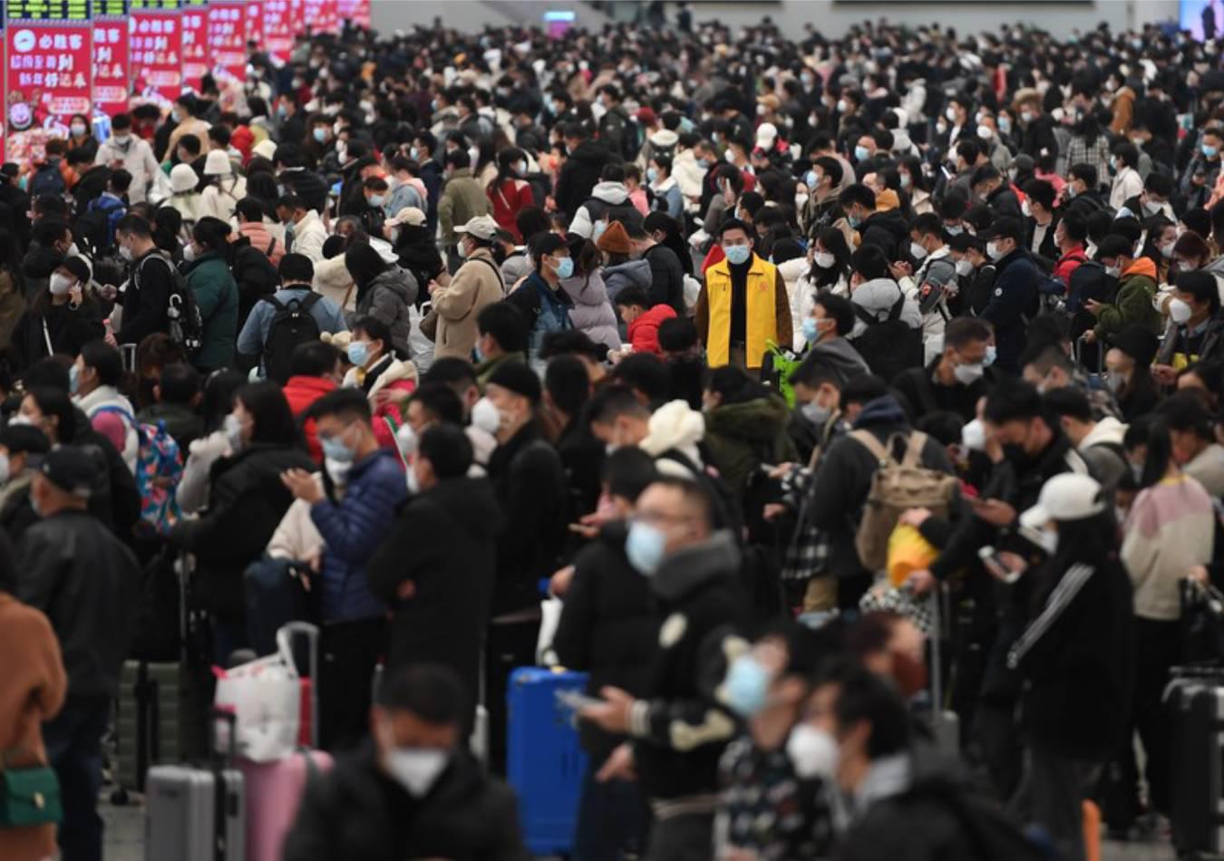 China ve aumento de viajes al concluir vacaciones de Festival de Primavera. (Foto: Xinhua)