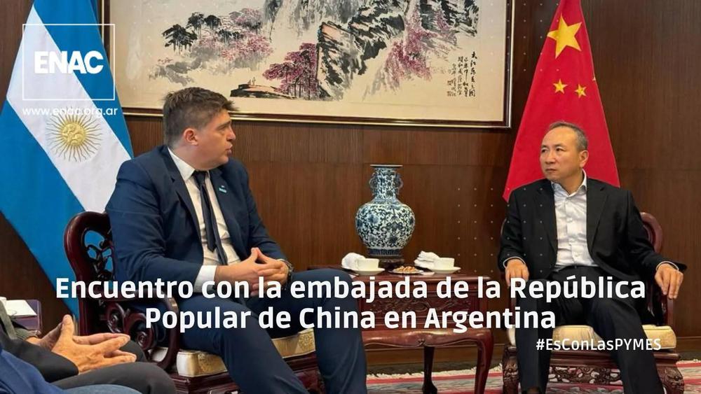 Empresarios de ENAC se reunieron con representantes de la Embajada de China. (Foto: Prensa)