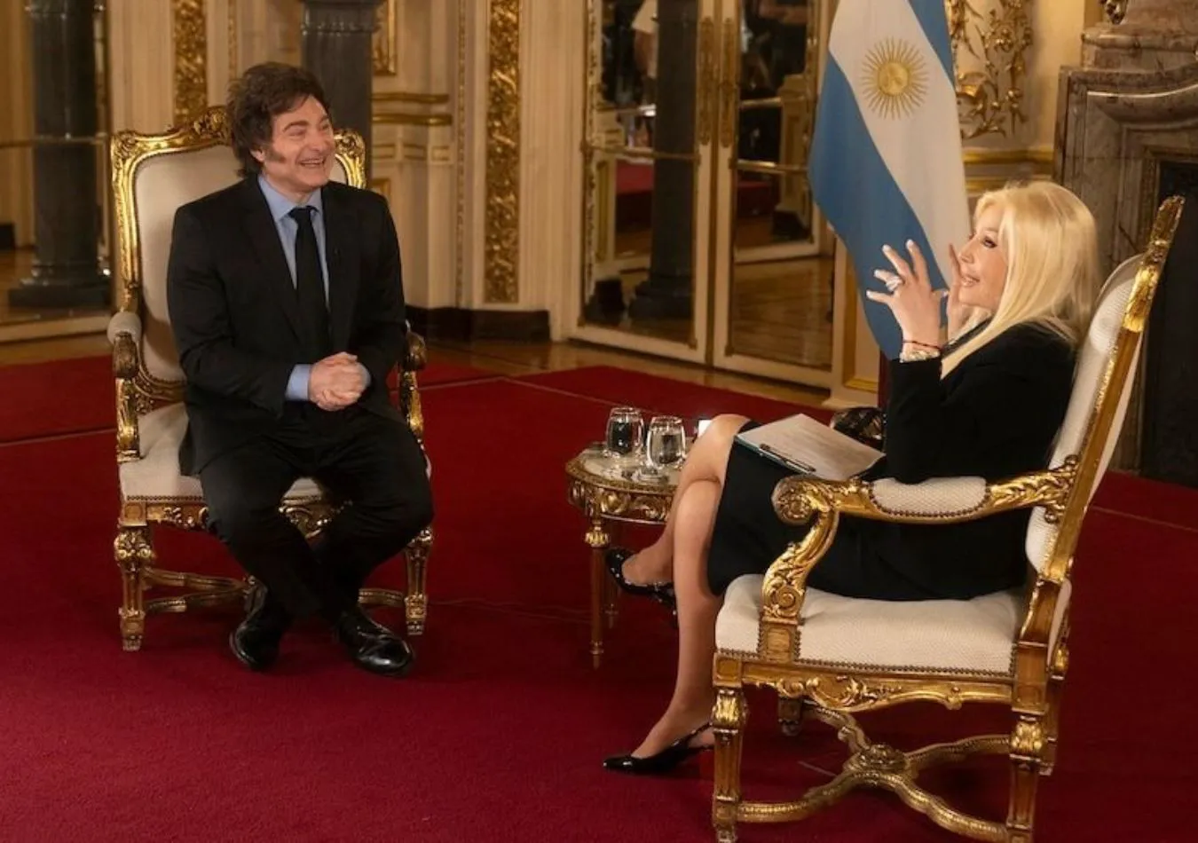 Javier Milei Susana (Foto: Programa de Susana Giménez)