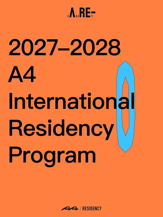 📢Open Call2027-2028 A4 International Residency Programfor Creators______________A4 Residency Ar (1)