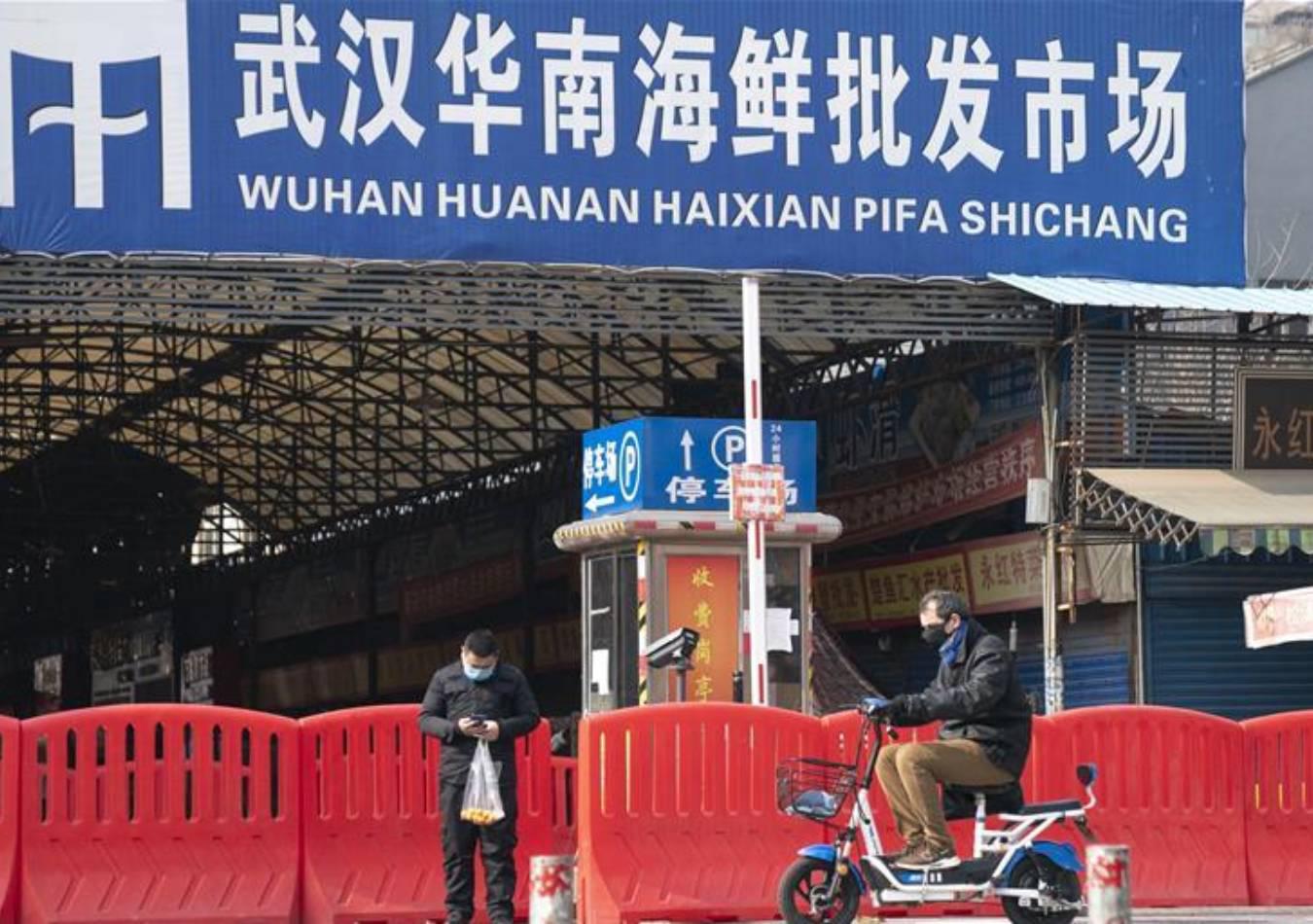 Huanan, el famoso mercado de Wuhan (Foto: Xinhua)