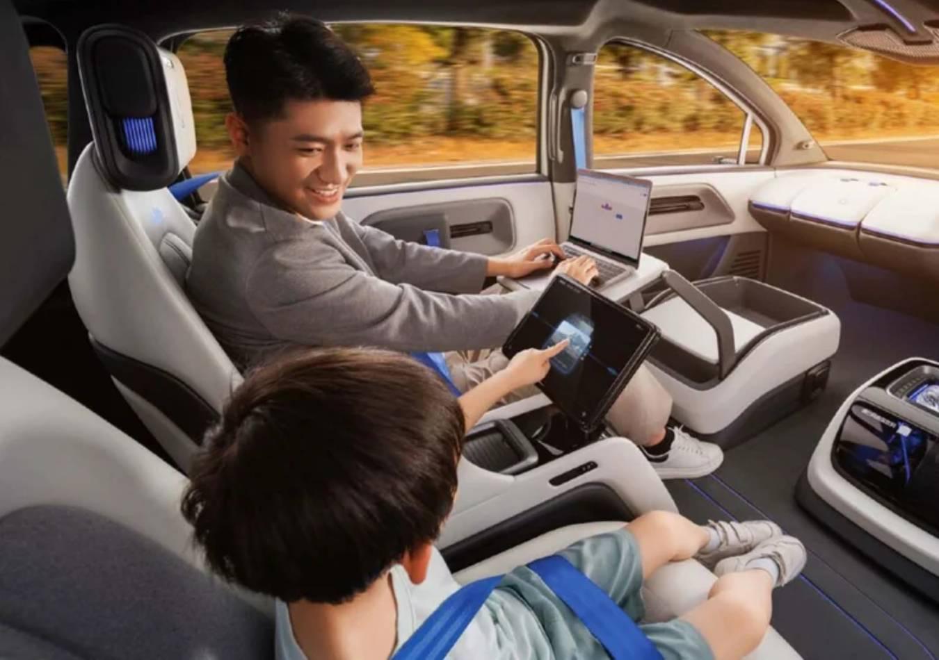 Auto sin volante de Baidu en China