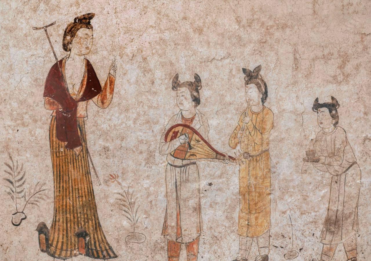 Mural encontrado en Shaanxi (1)