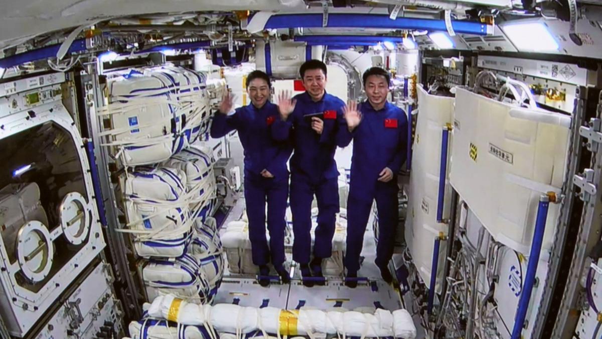 Récord en el espacio: un astronauta chino superó los 200 días en órbita (Foto: Xinhua)