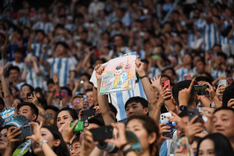 Selección argentina. (Foto: Xinhua)