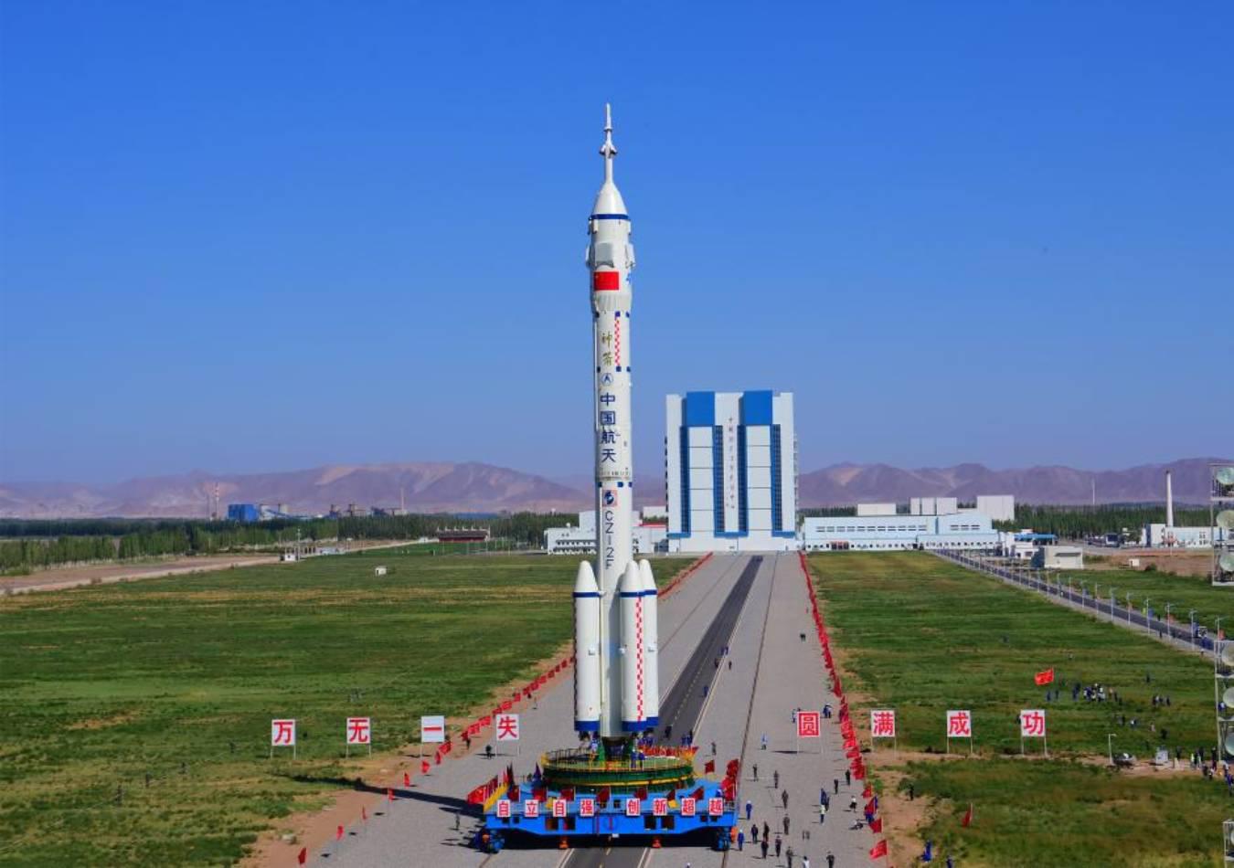 Nave espacial Shenzhou-14 (Foto: Xinhua)